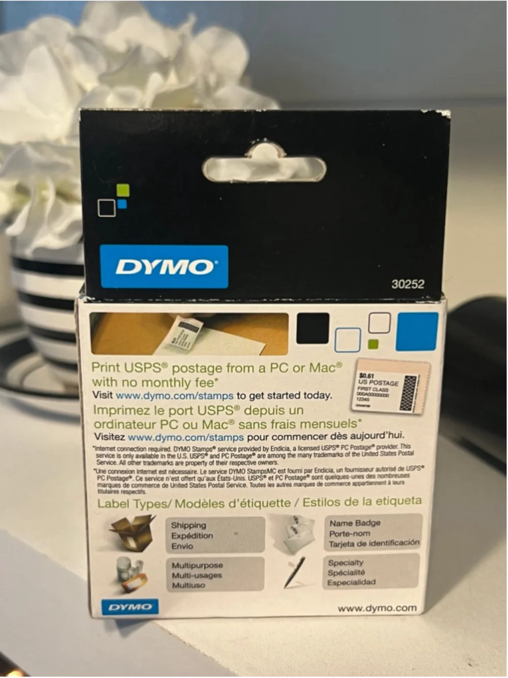 New DYMO LabelWriter White Address Labels 3 Boxes